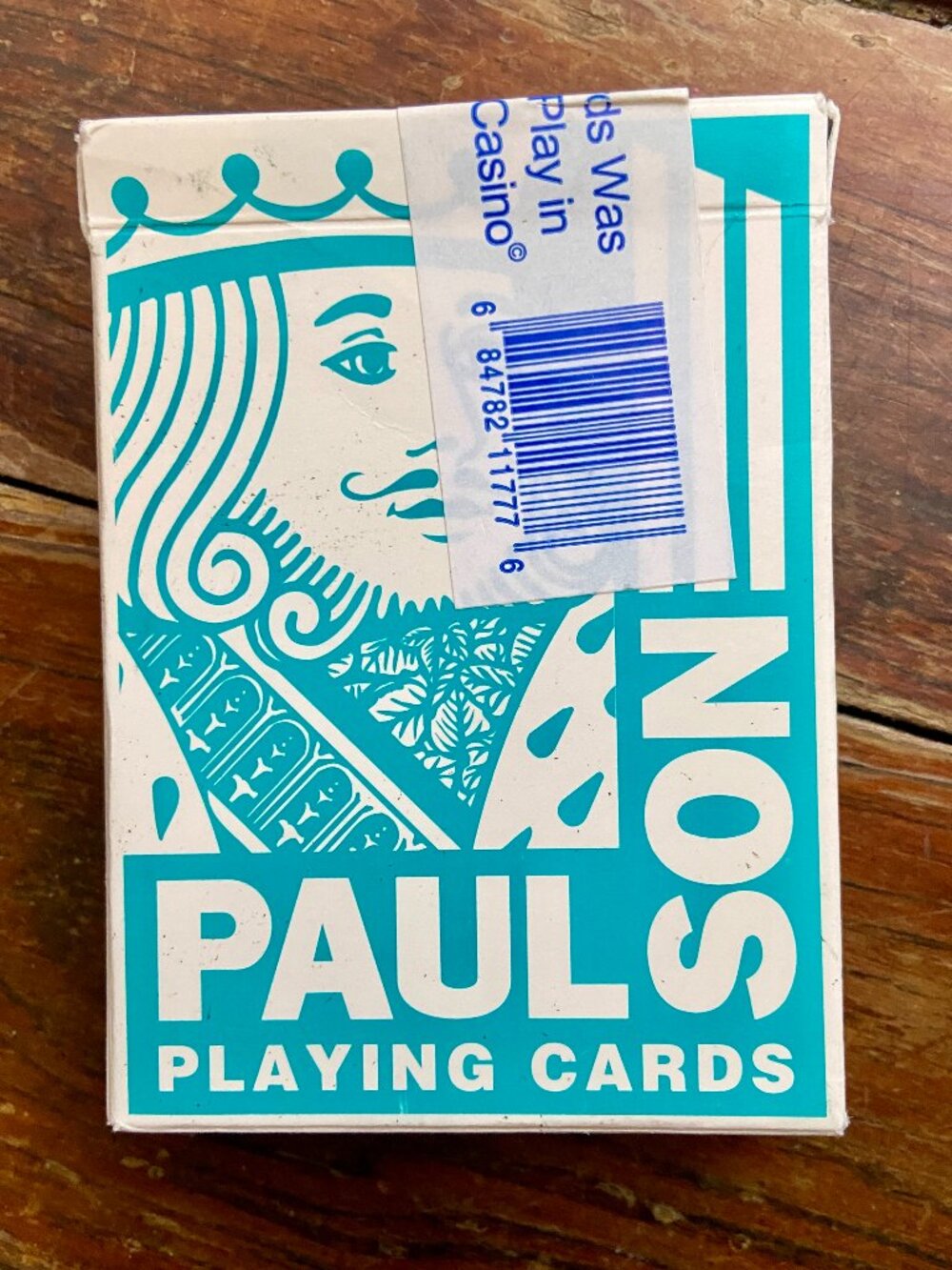 Aladdin Las Vegas Casino Paulson Playing Cards Resealed After Official Play